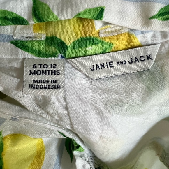 JANIE AND JACK LEMON DRESS WITH BOTTOMS - Picture 3 of 3